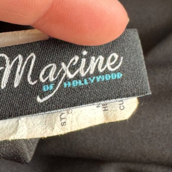 Maxine Of Hollywood Ruched One-Piece Swimsuit With Wide Straps Size 20WT - Picture 7 of 9